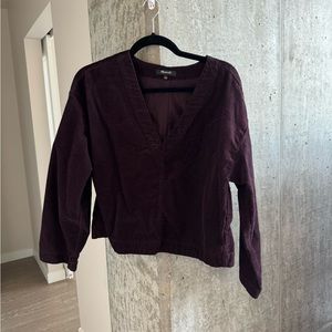 Madewell corduroy shirt